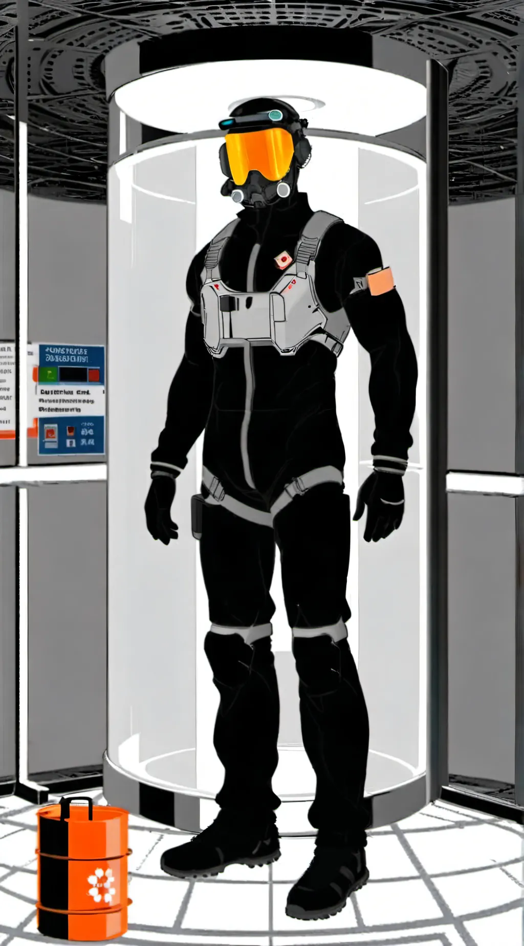 ai character: SCP:XX background