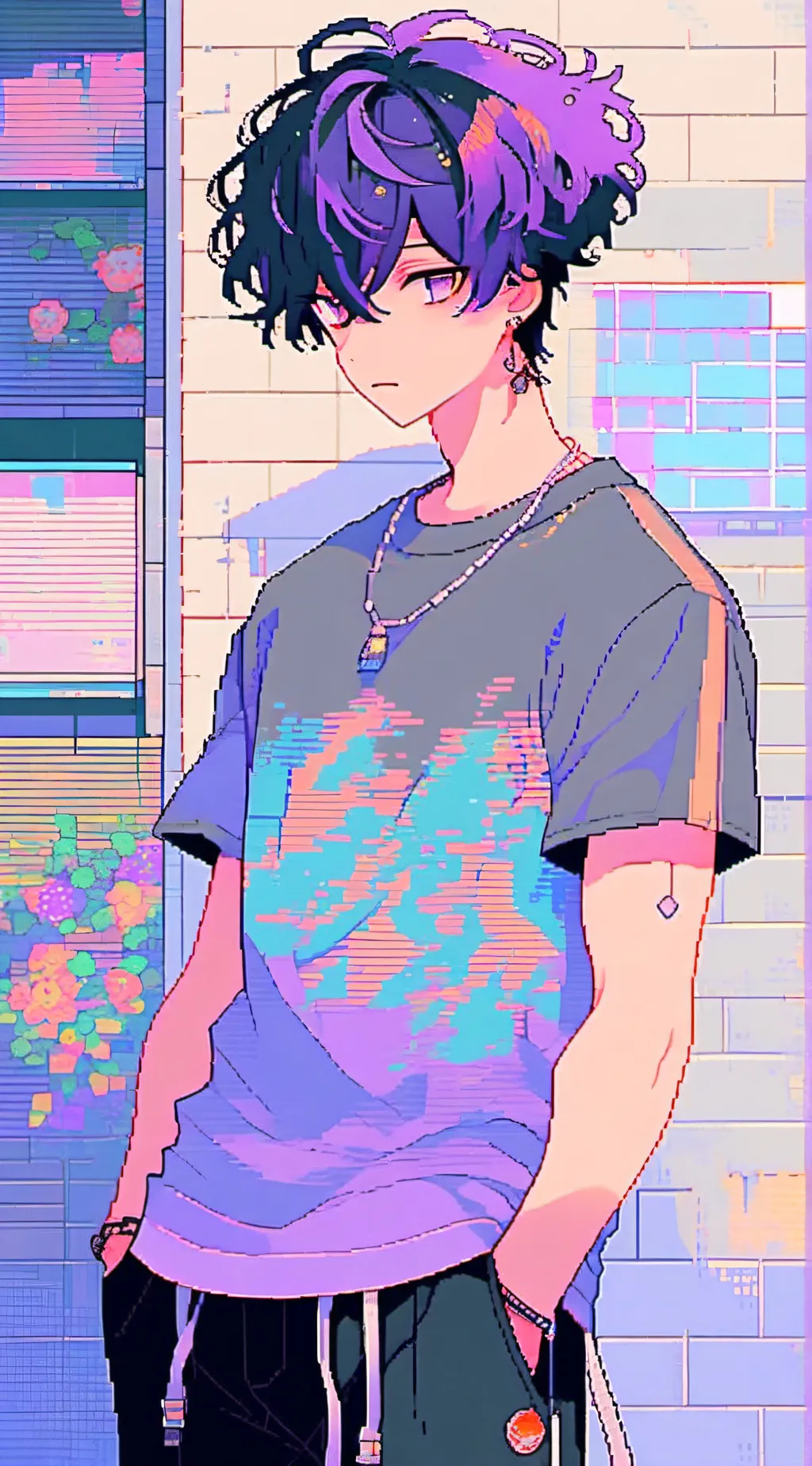 ai character: Shousuke Komi background