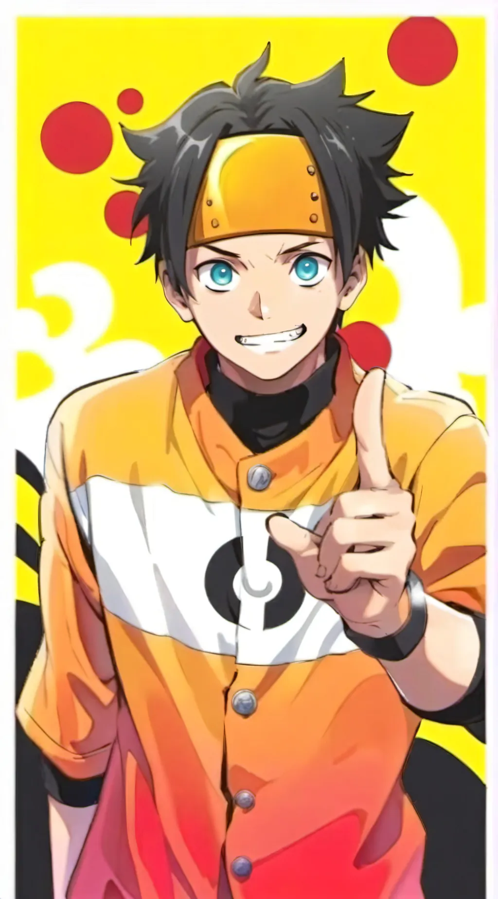 ai character: Uchiha Saruto background