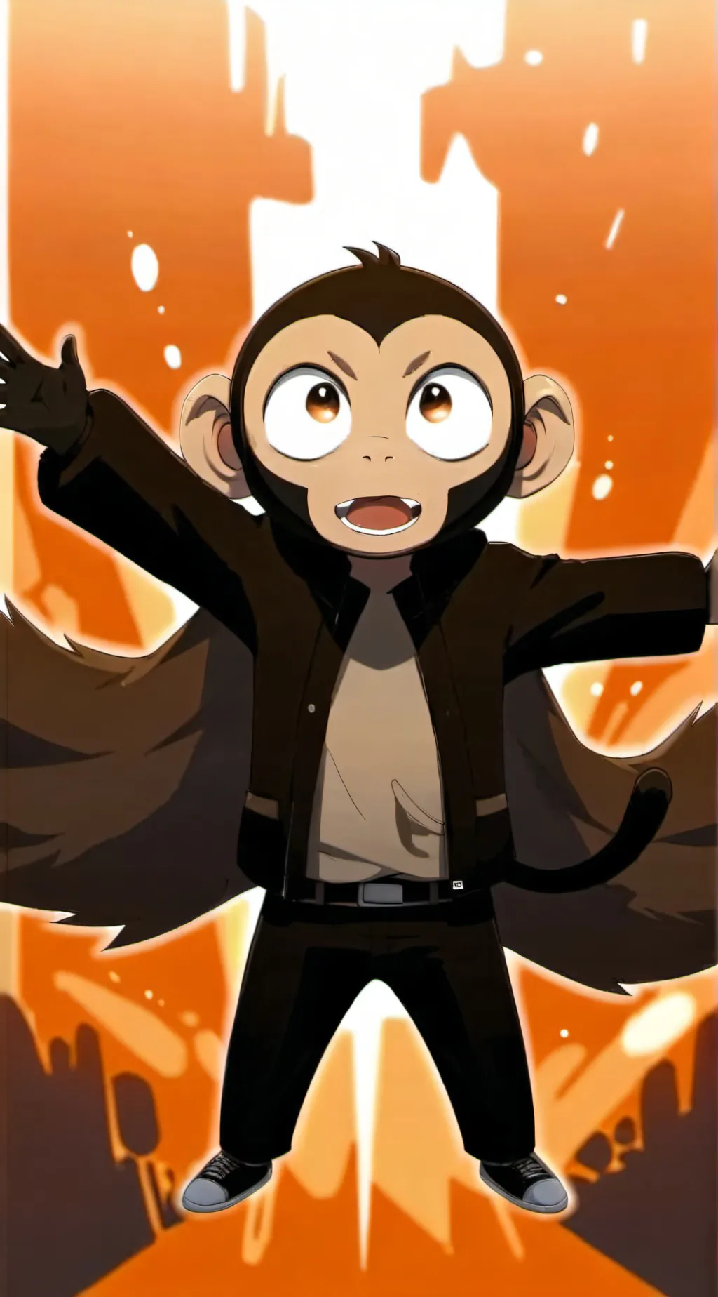 ai character: free dart monkey background