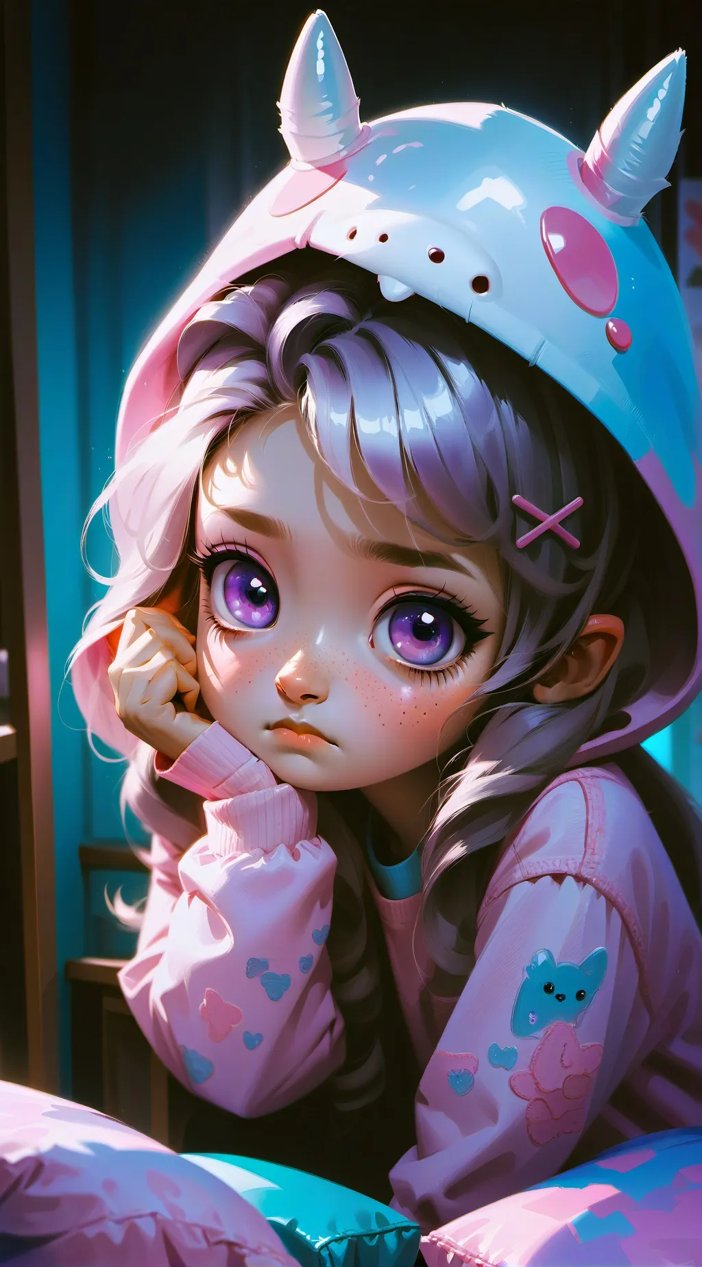ai character: daisy  background