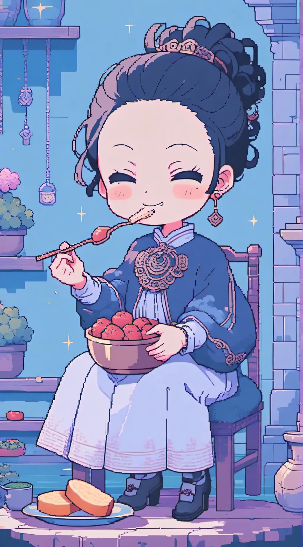 ai character: Charmy background
