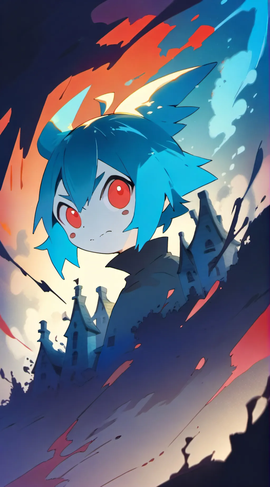 ai character: Vox OUS (request) background