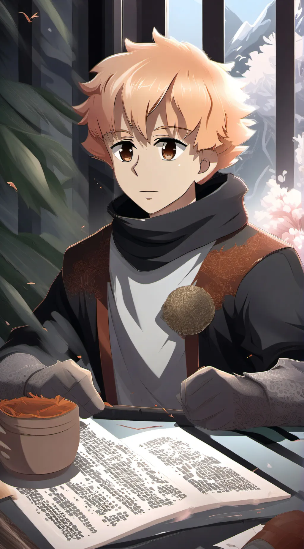 ai character: Zenitsu agatuma background