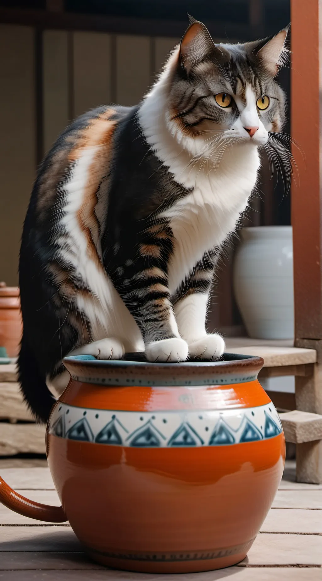 Talkie AI - Chat with Pottery cat