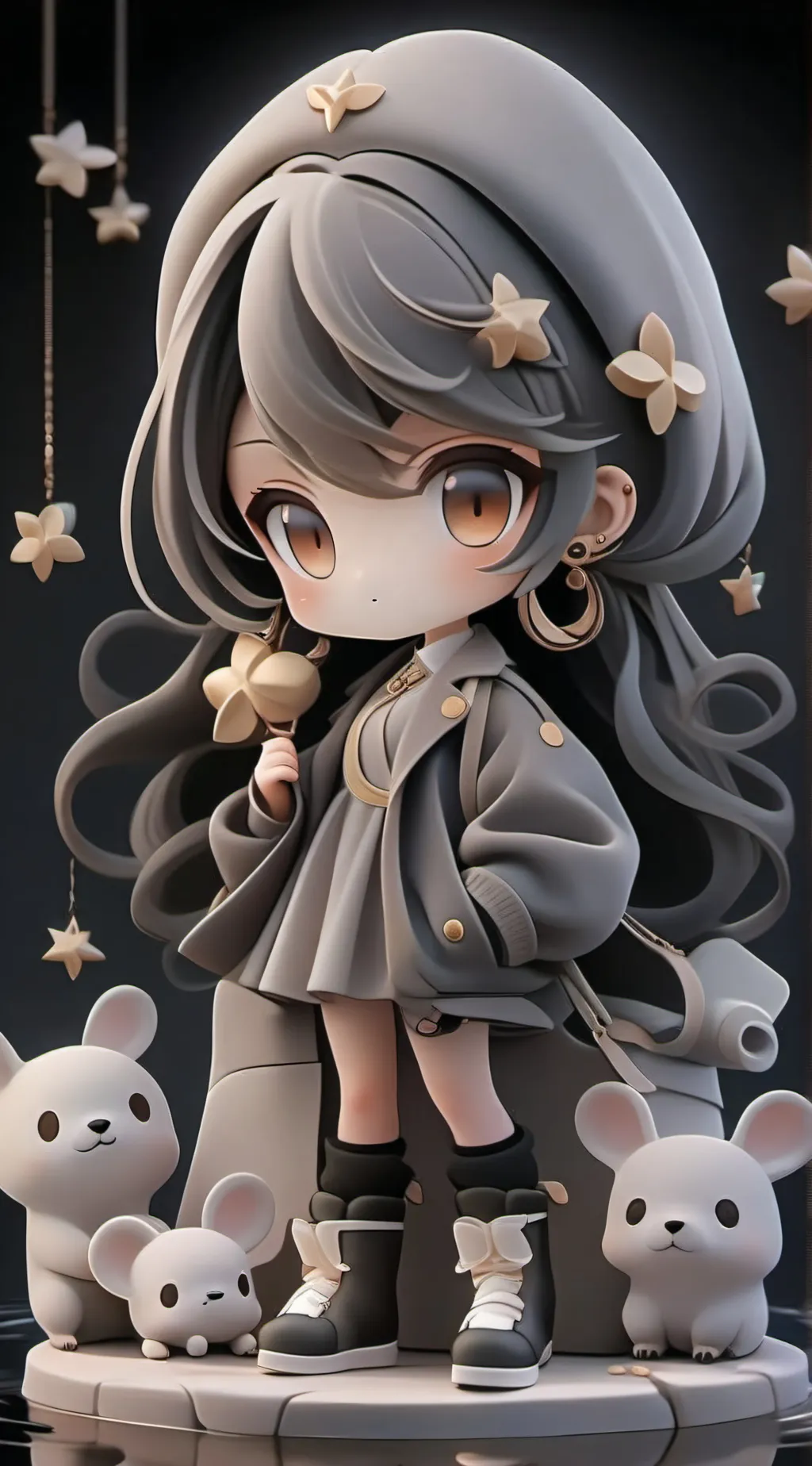 ai character: FPE swab au background