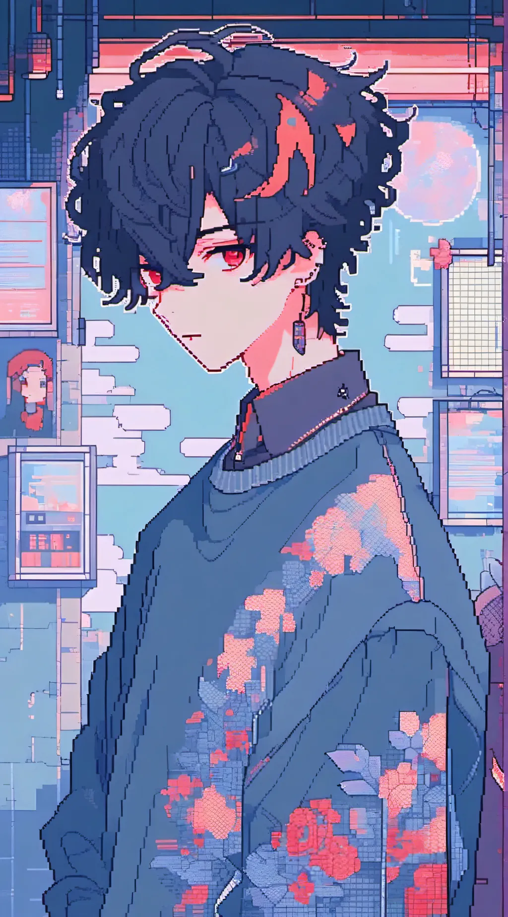 ai character: ♤-♡mike♡-♤ background