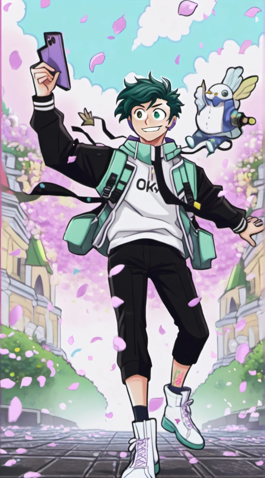 ai character: Mha future  background