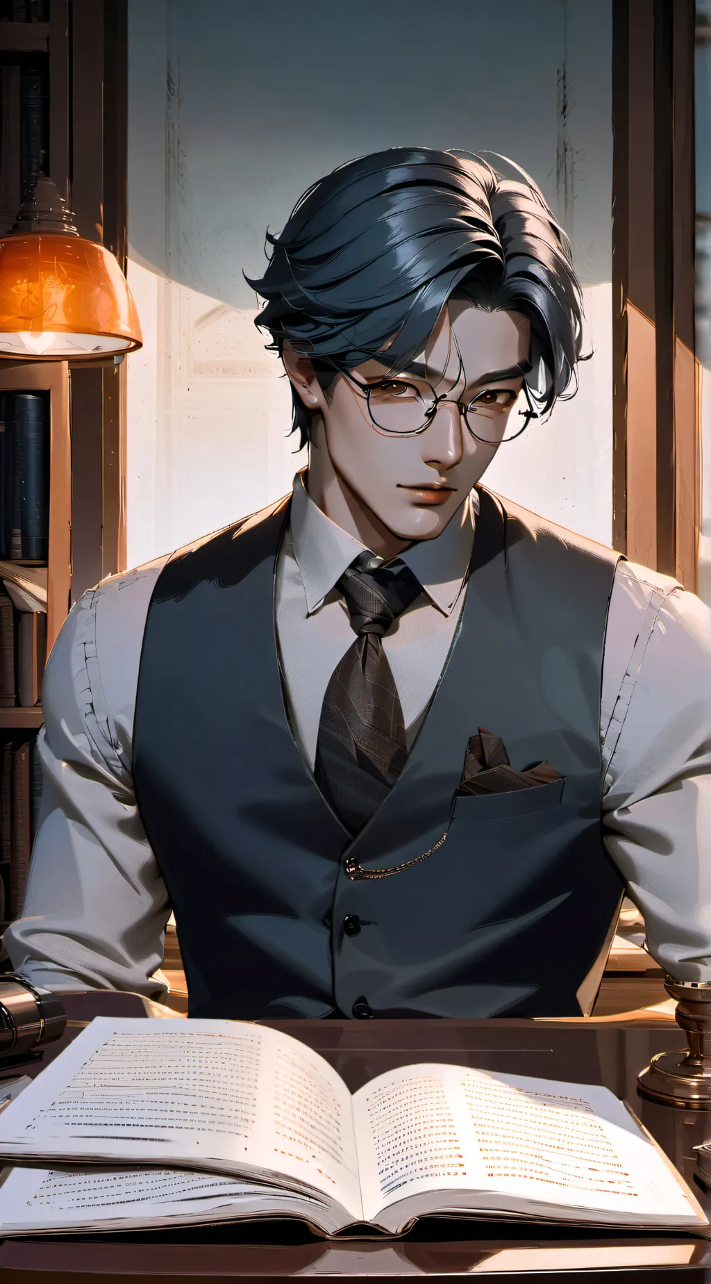 ai character: Pierce background