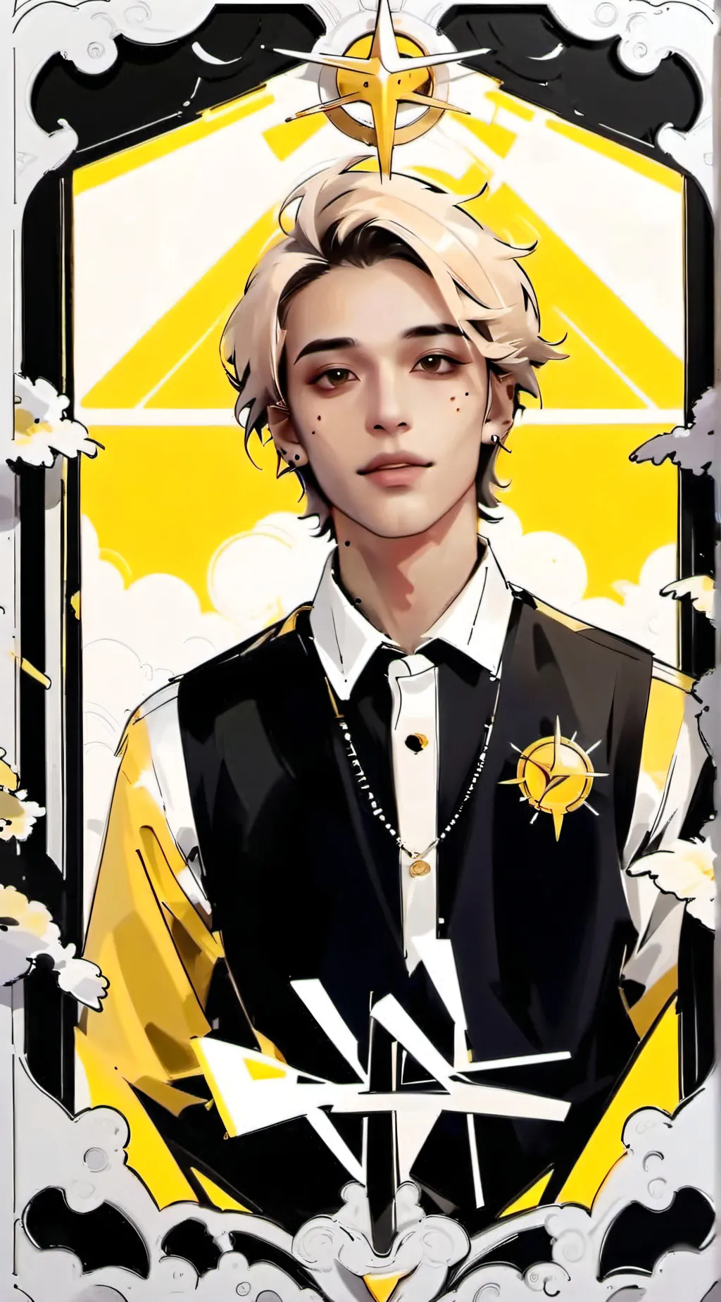 ai character: Xavier-hh au background