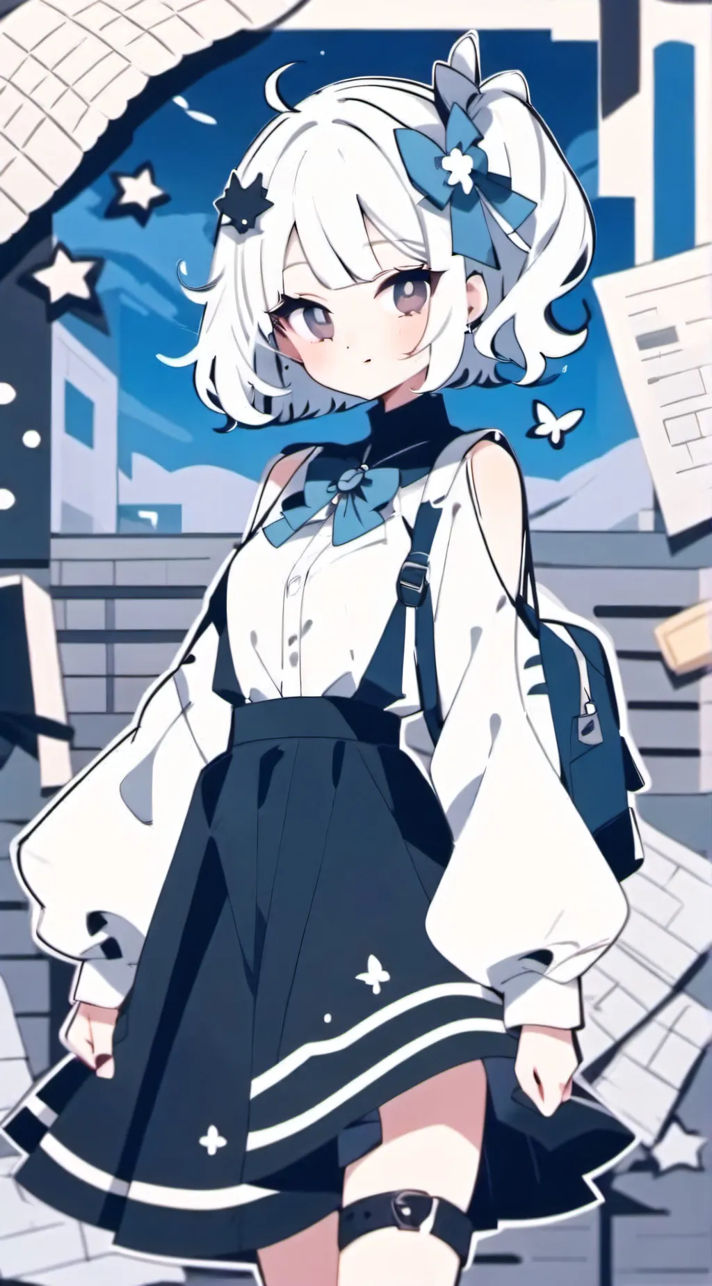 ai character: emma  background