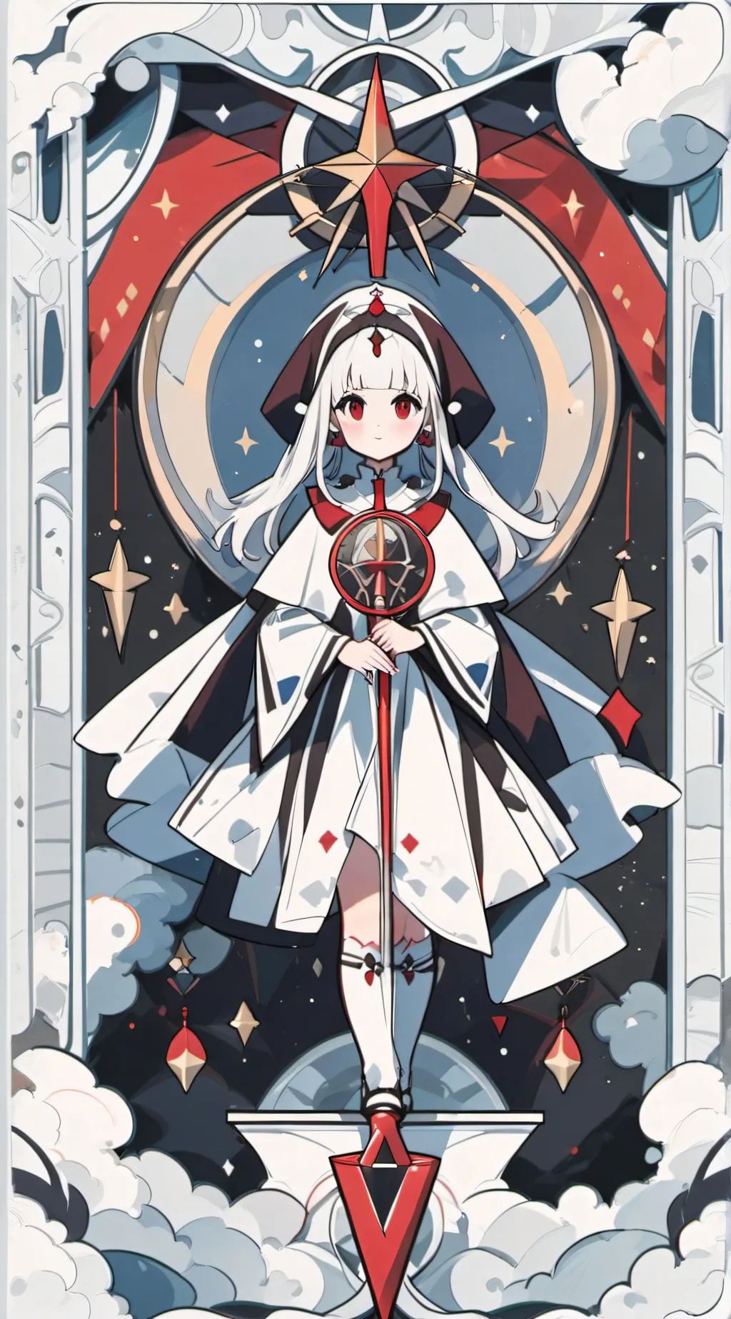 ai character:  overlord meeting background