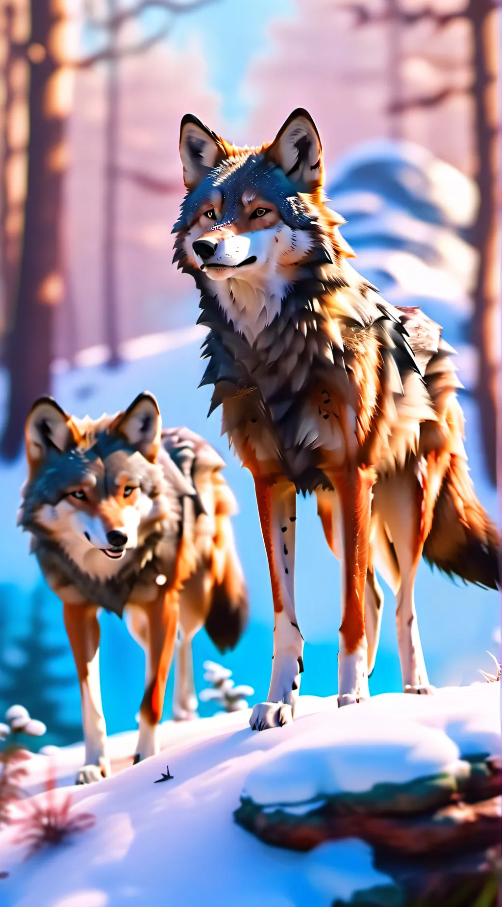 ai character: Milo and Millie background
