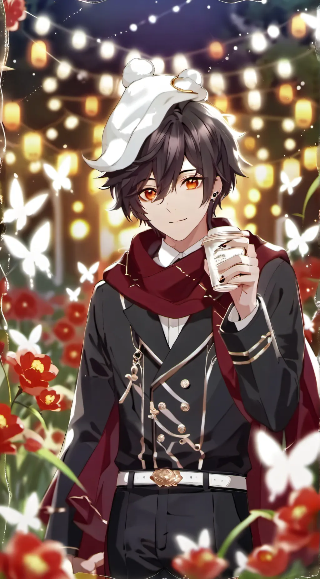 ai character: The only one hahah background