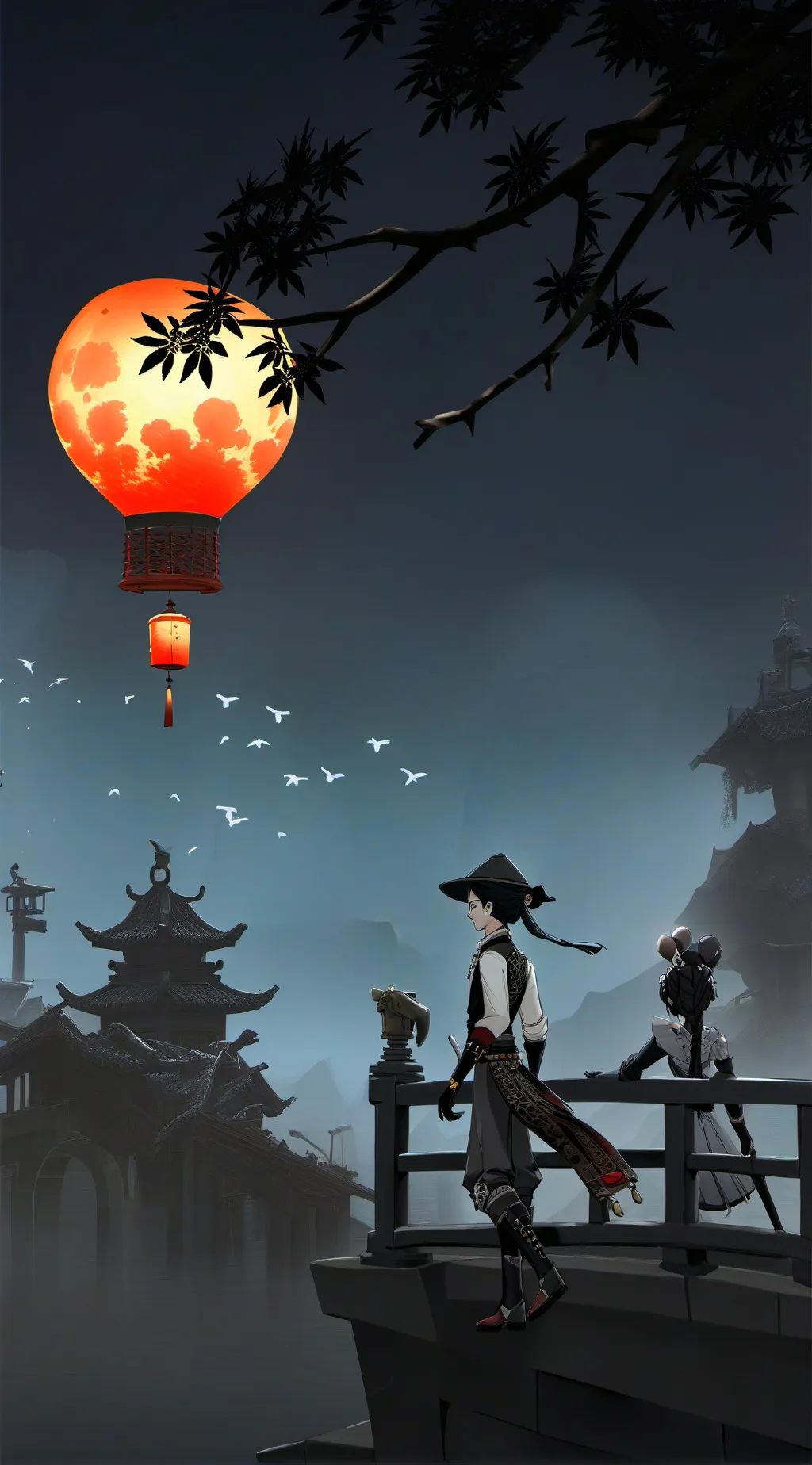 ai character: HH❤️❤️✌️ background