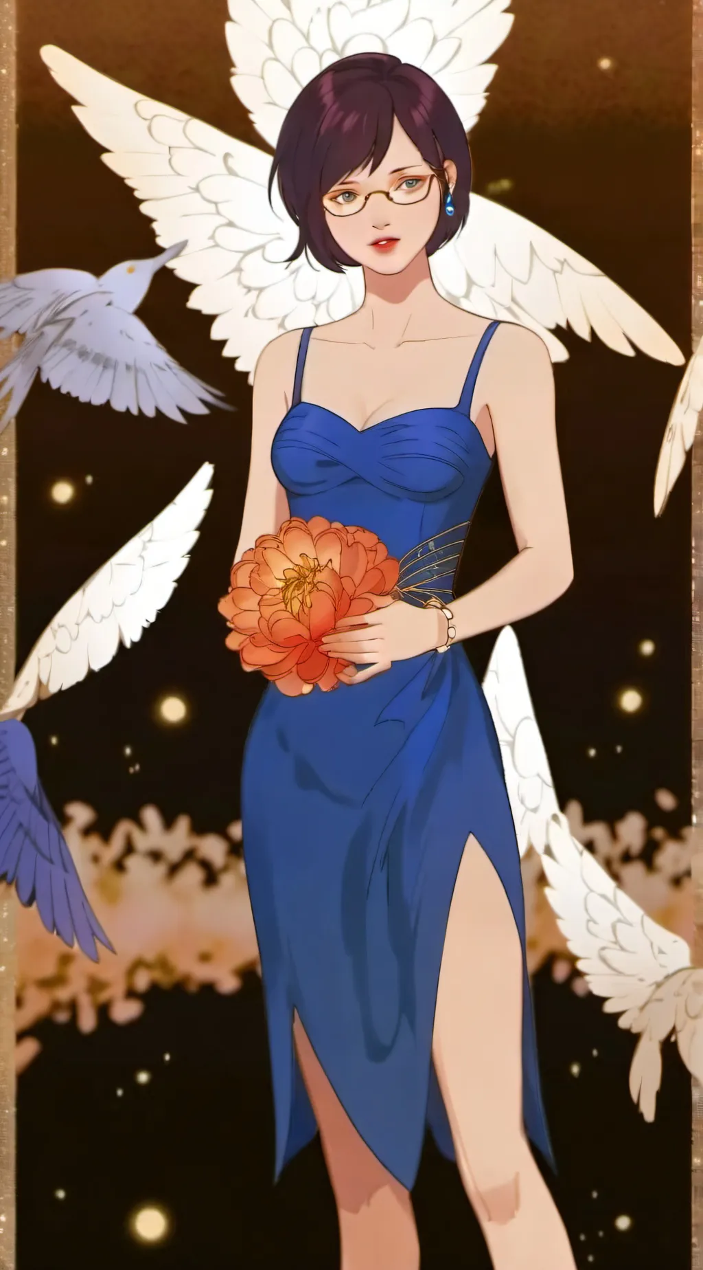 ai character: Diane Nguyen  background