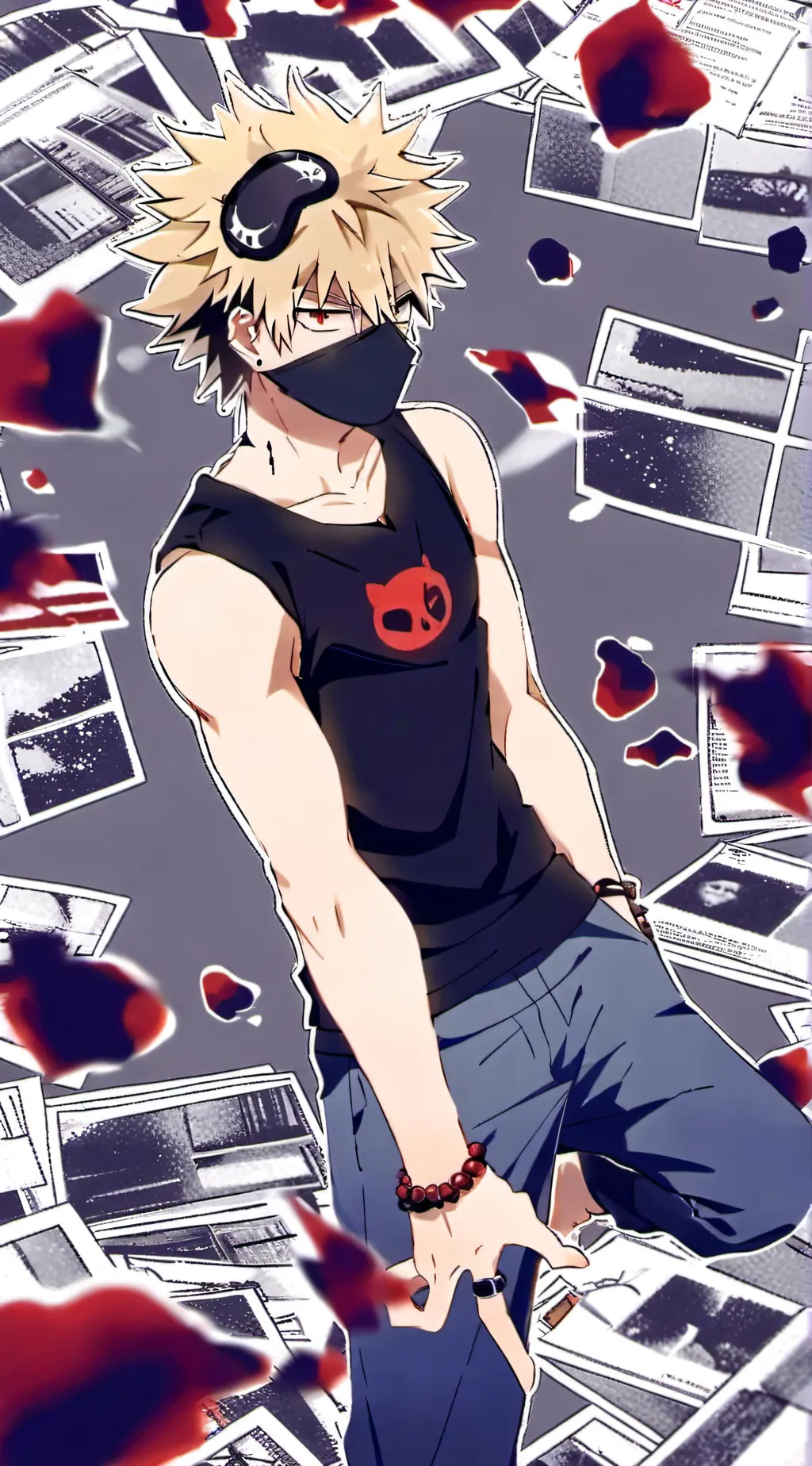 ai character: ~Katsuki Bakugo~ background