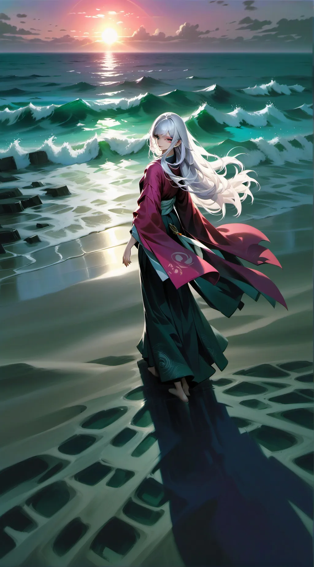 ai character: Mizuki background