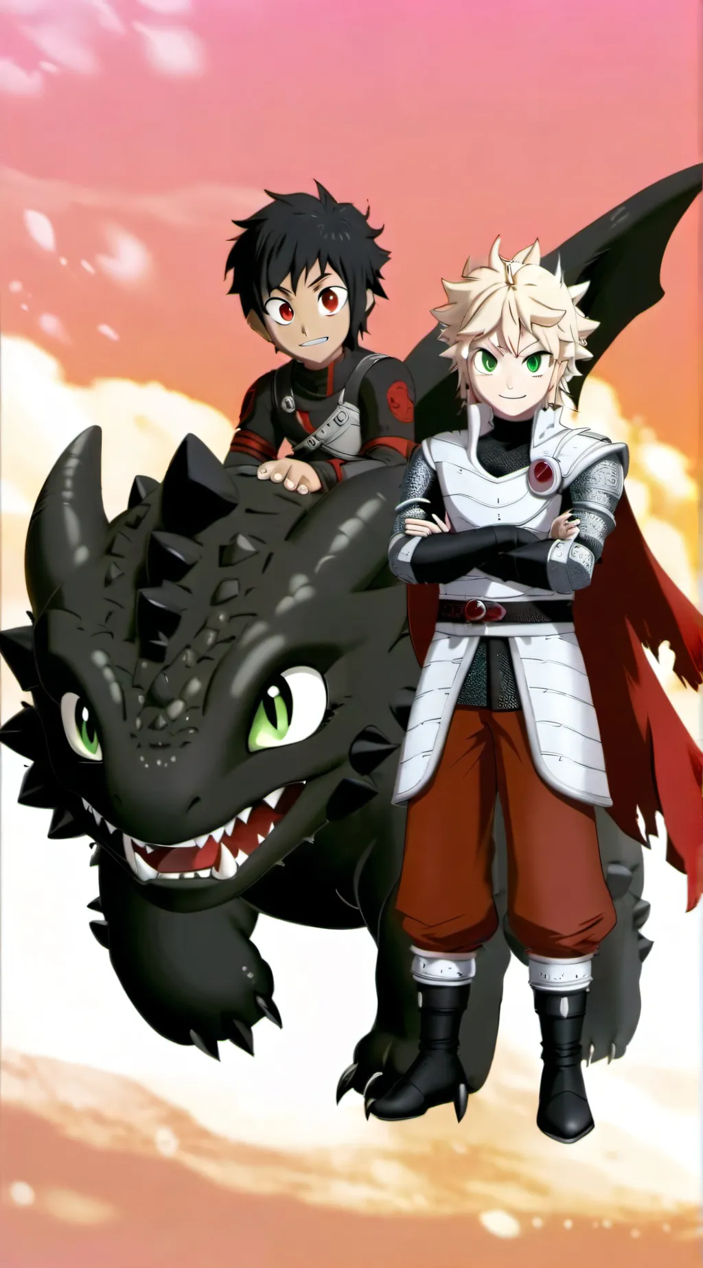 ai character: Httyd and mha background