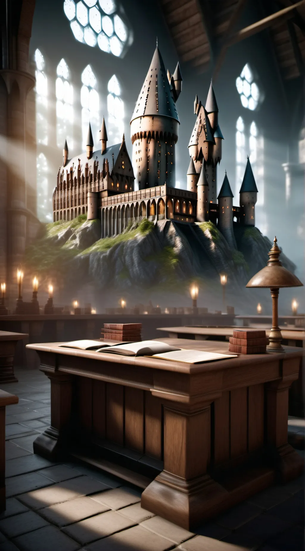 ai character: hogwarts  background