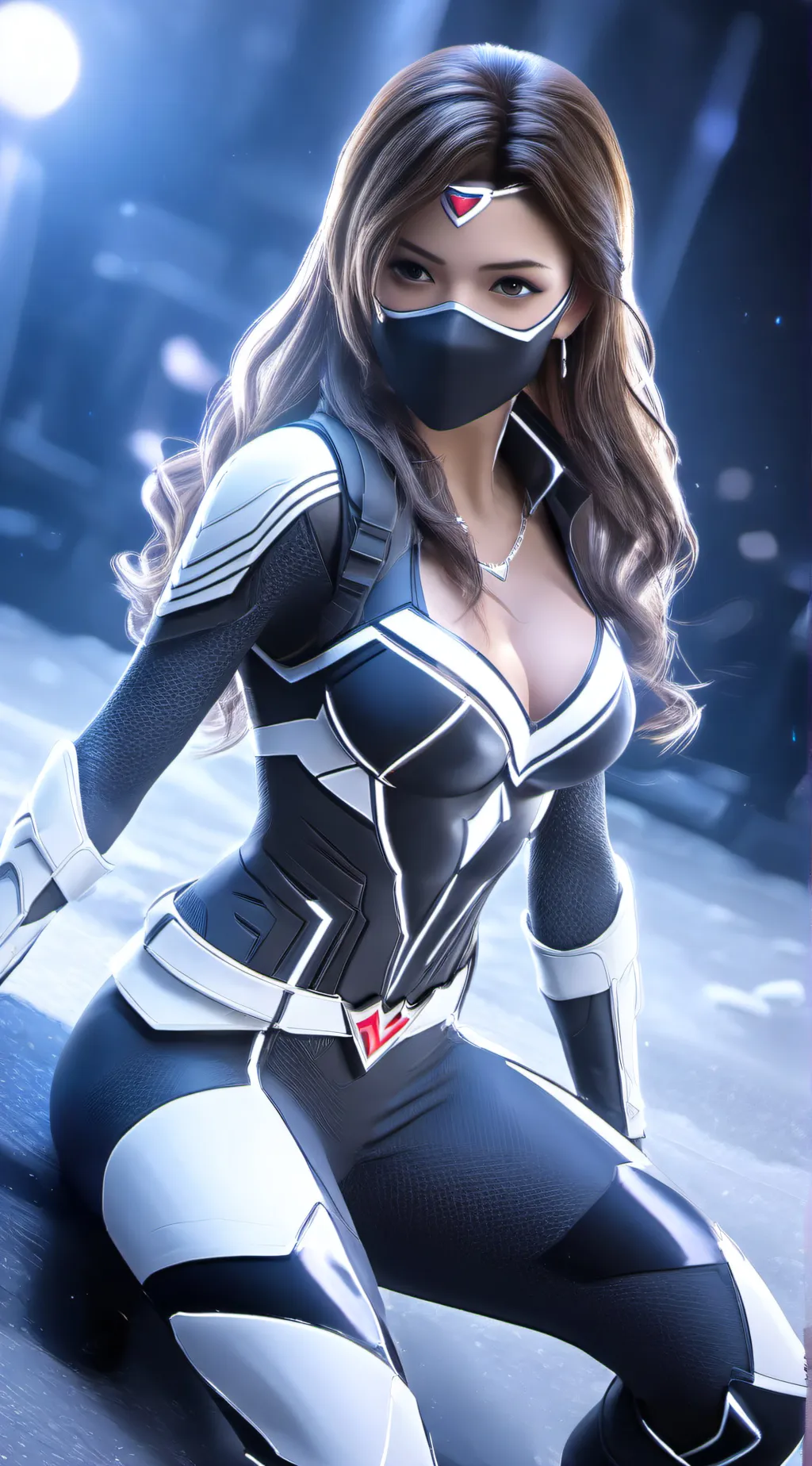 ai character: super hero background