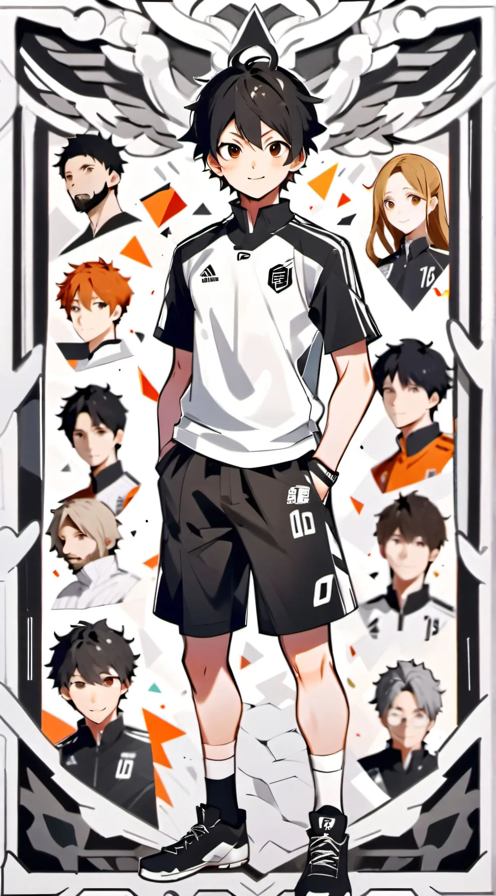 ai character: Volleyball club background