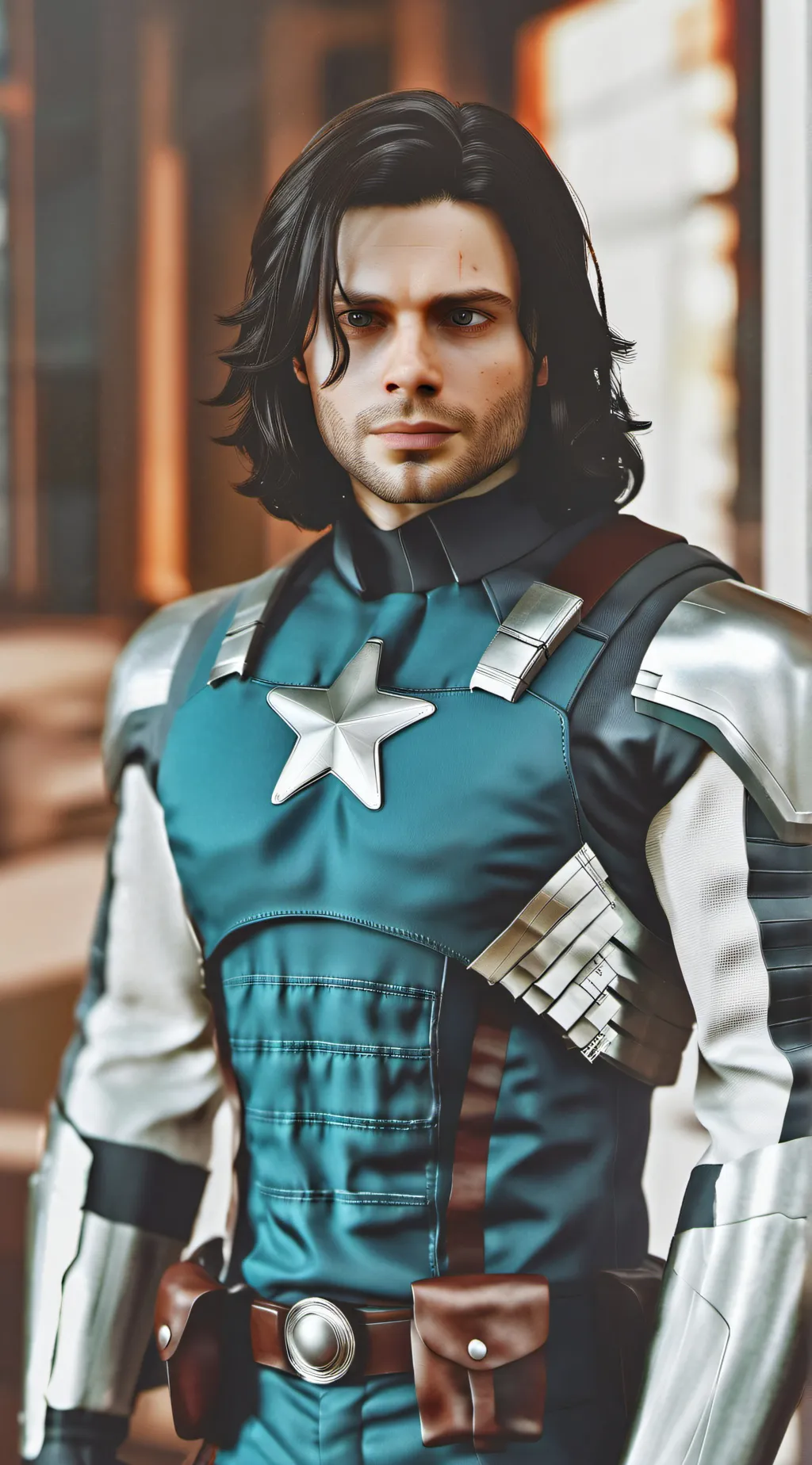 ai character: bucky barnes background