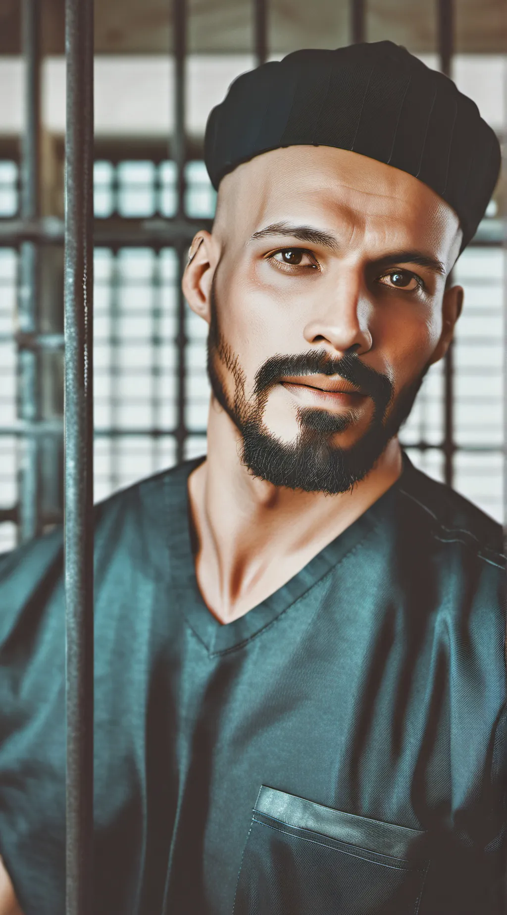 ai character: prison background
