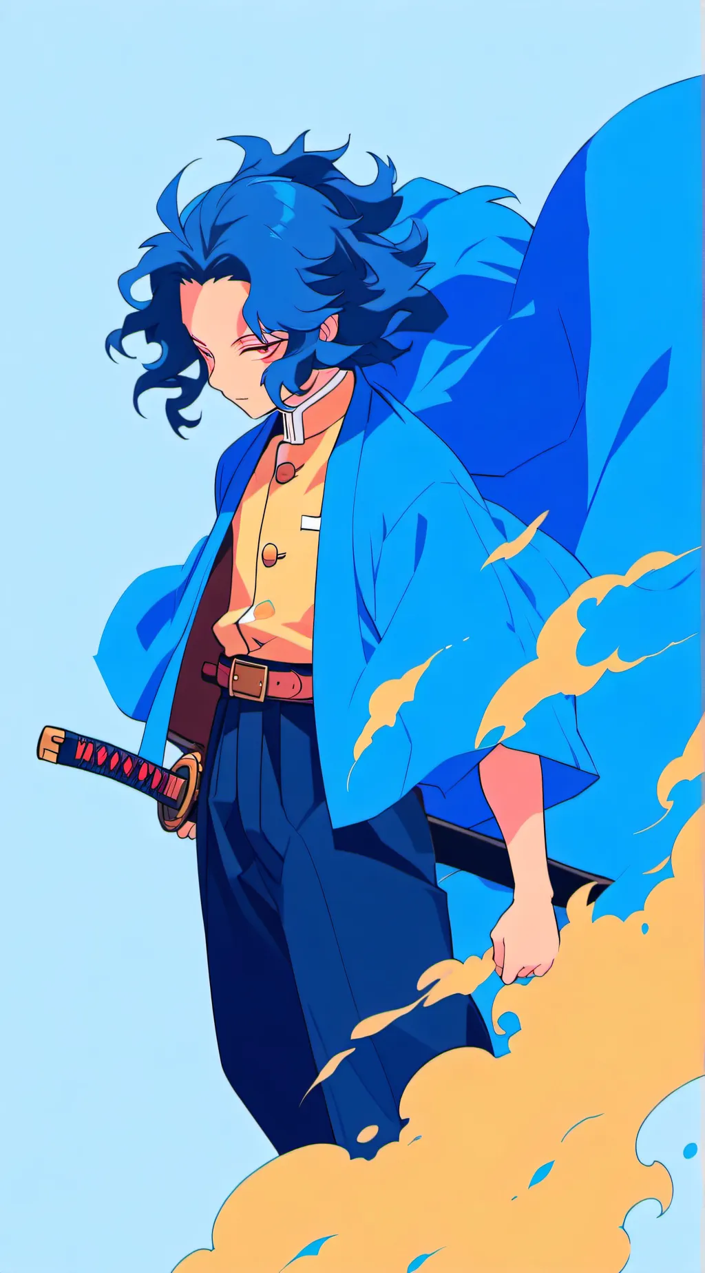 ai character: New hashira background