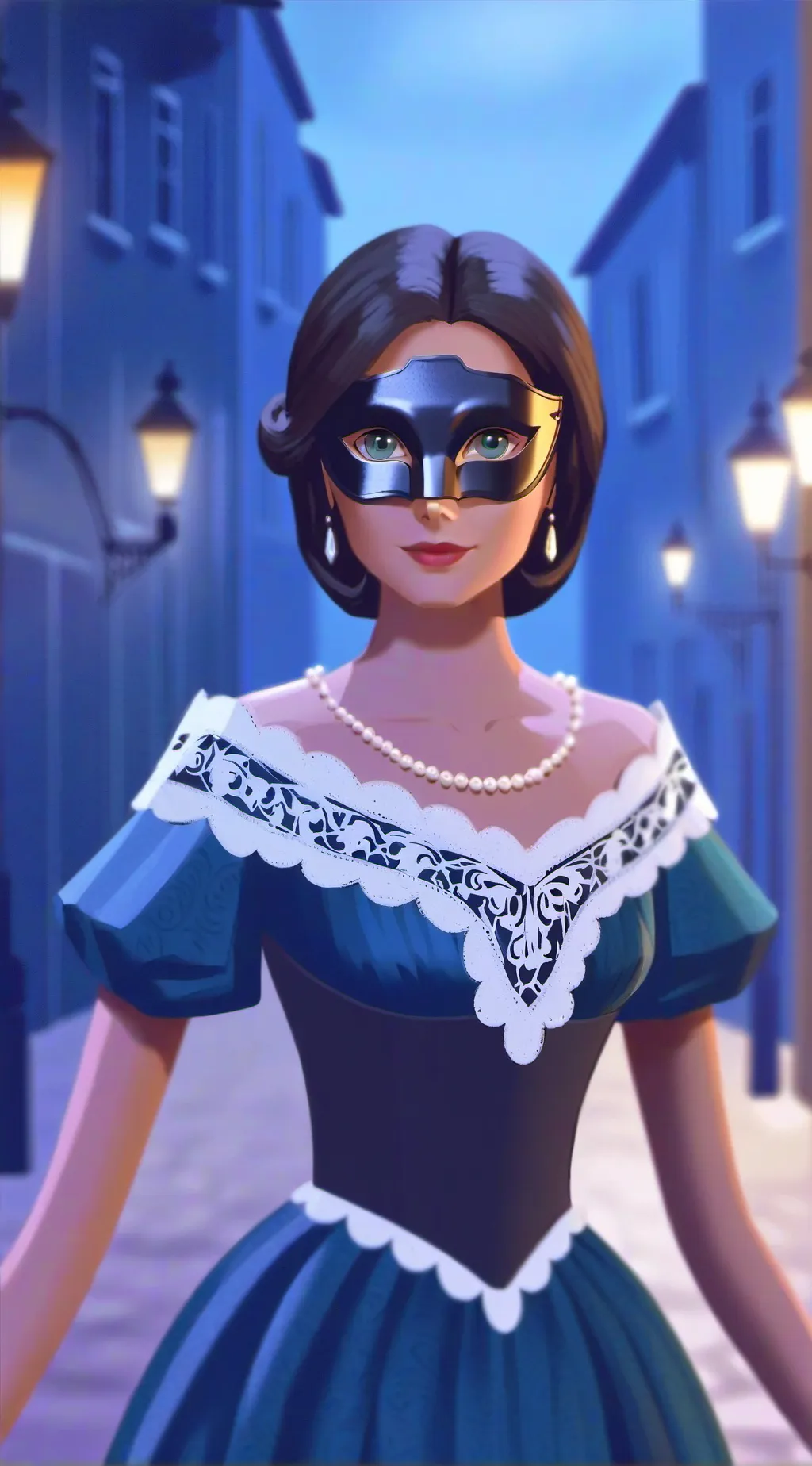 ai character: Flora De la Cruz  background
