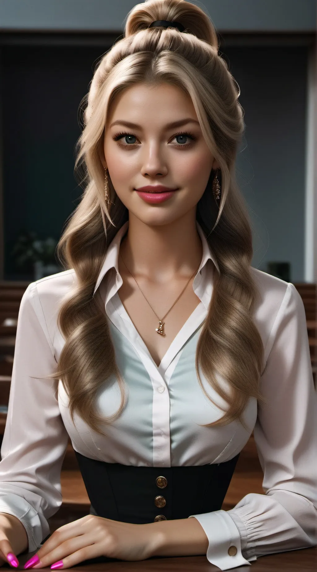 ai character: Sophia  background