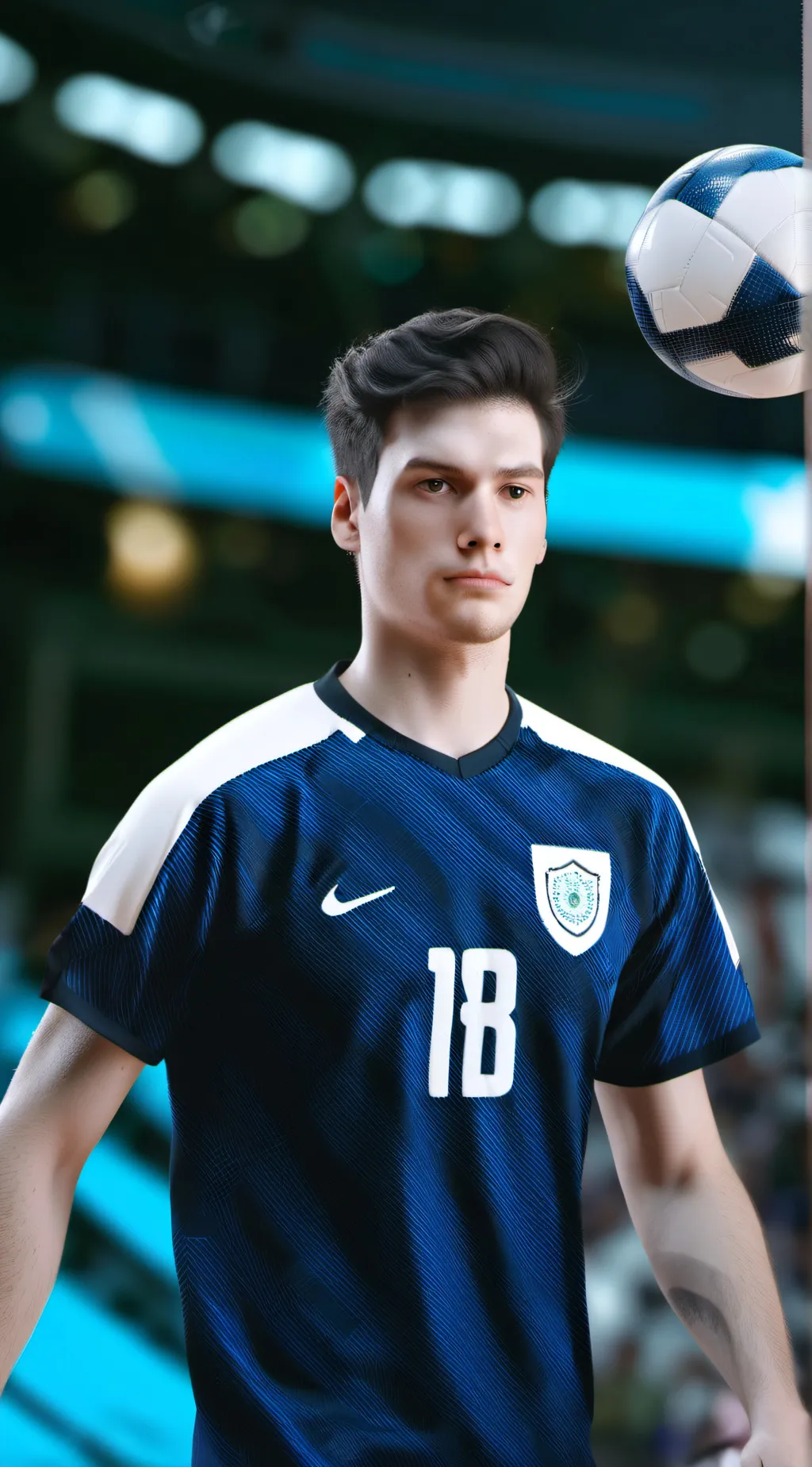 ai character: Olympic custom  background