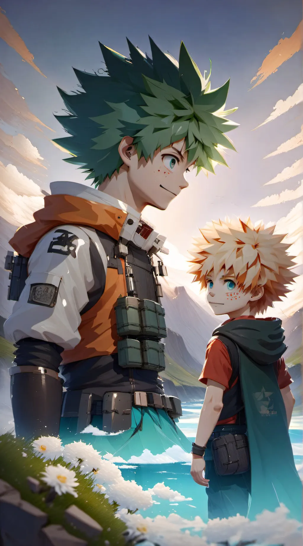 ai character: BAKUDEKU background