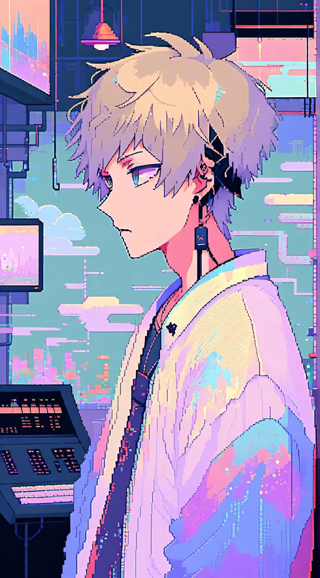 ai character: Katsuki Bakugo background