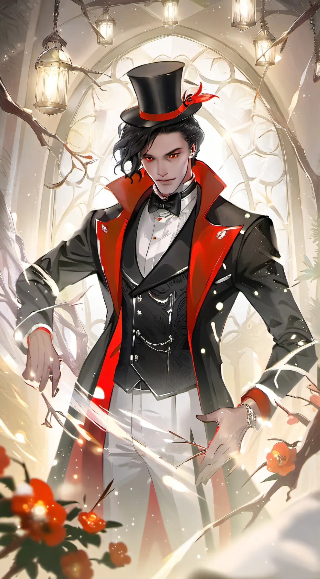 ai character: Raidoapple  background