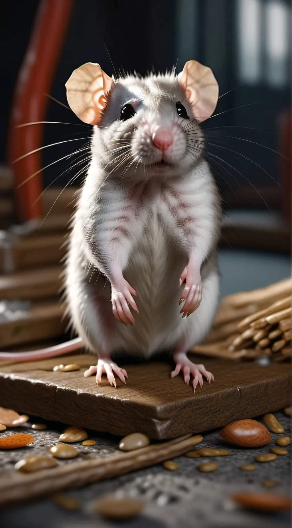 ai character: Whiskers  background