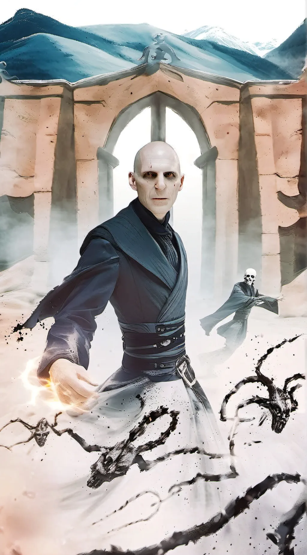 ai character: Death eater  background