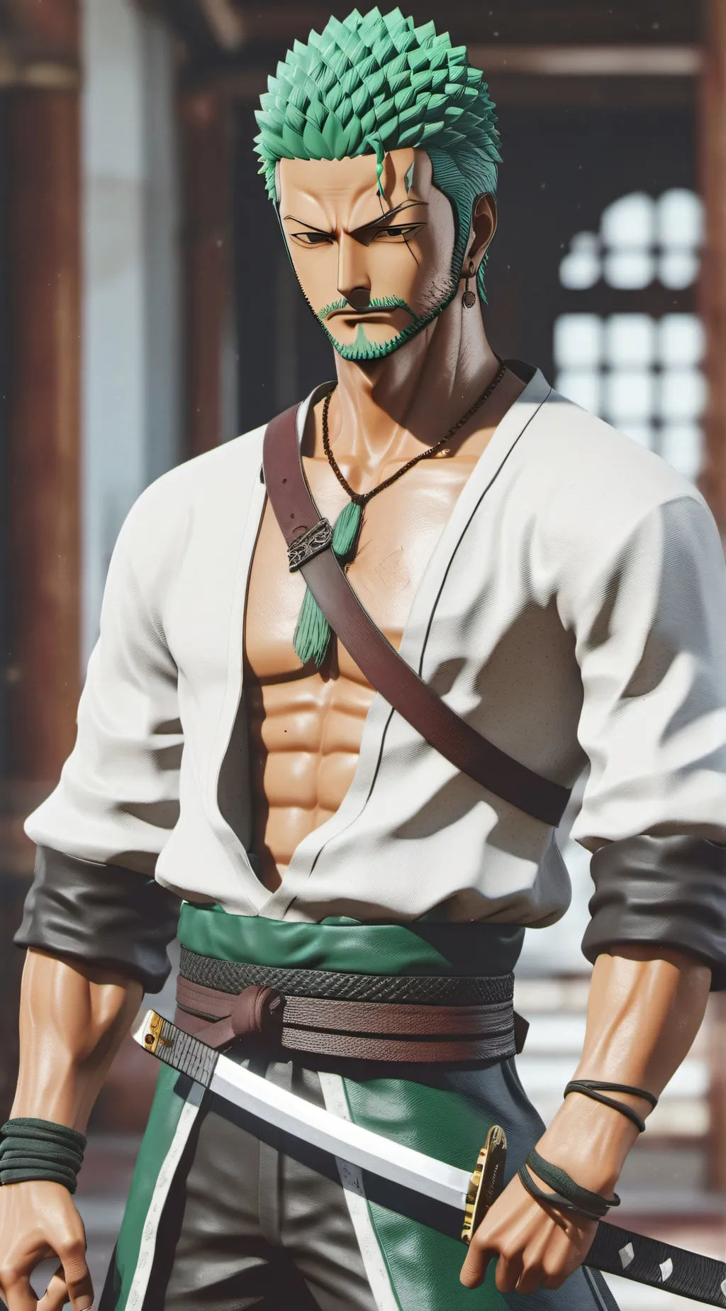 ai character: one piece background