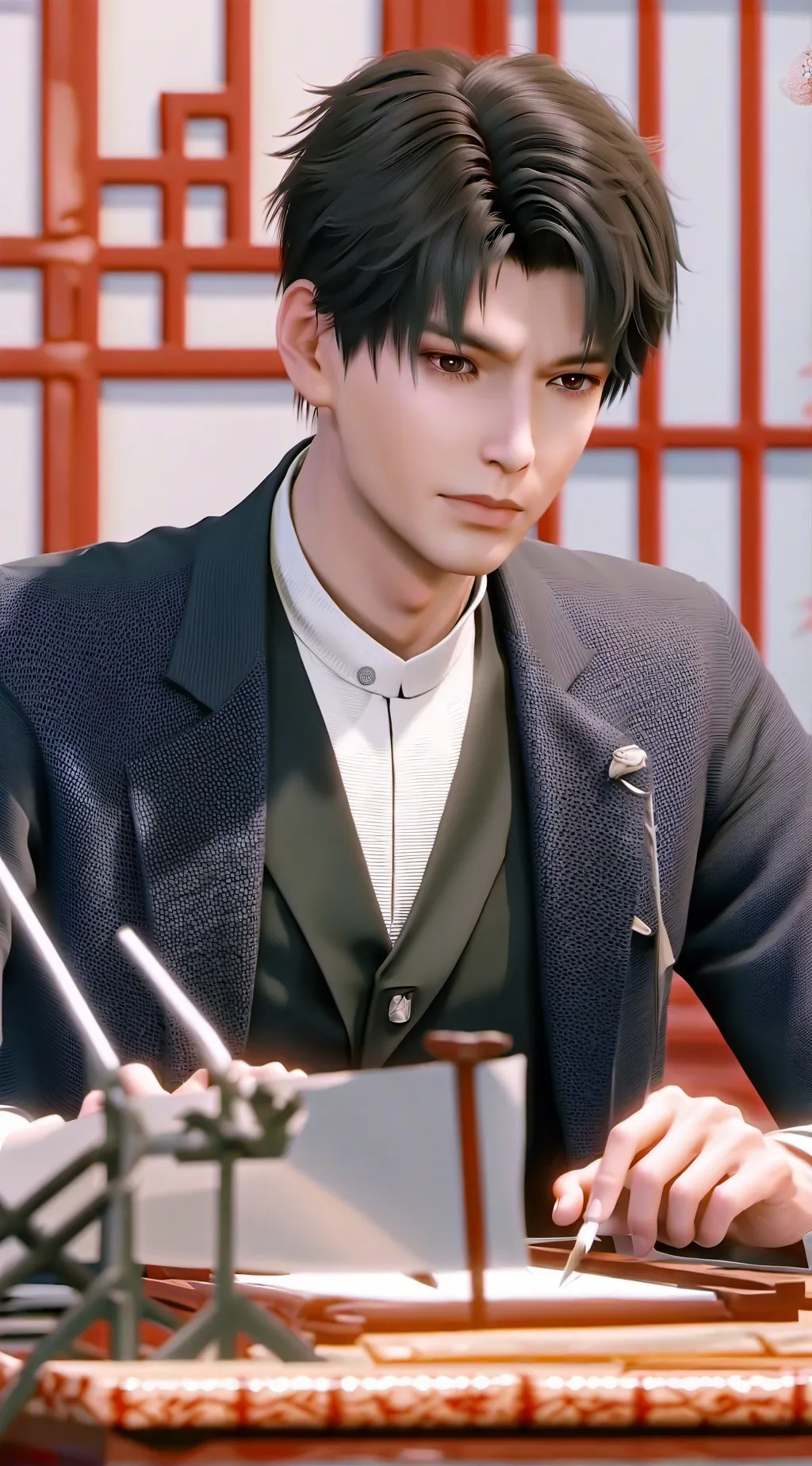 ai character: Alexander karl background