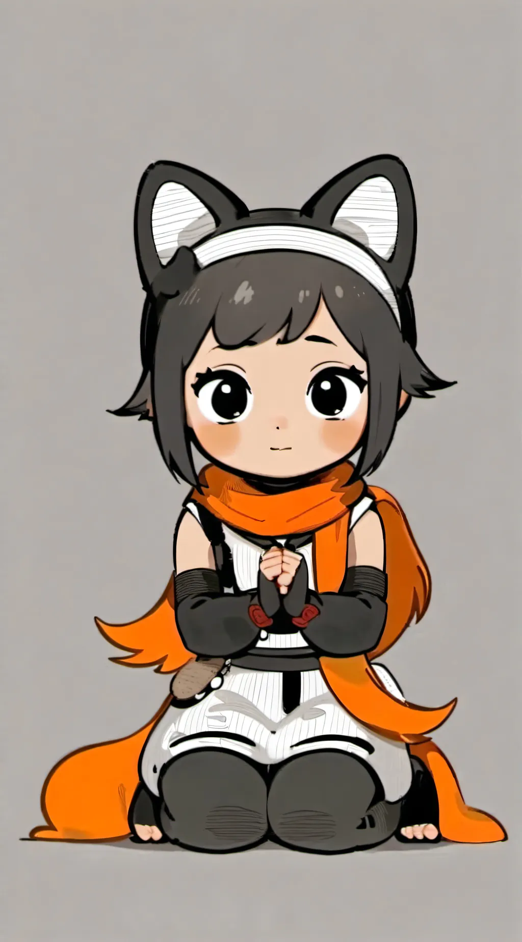 ai character: Shelly tied up background