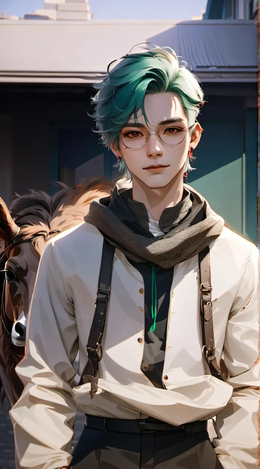 ai character: tayler ;) background