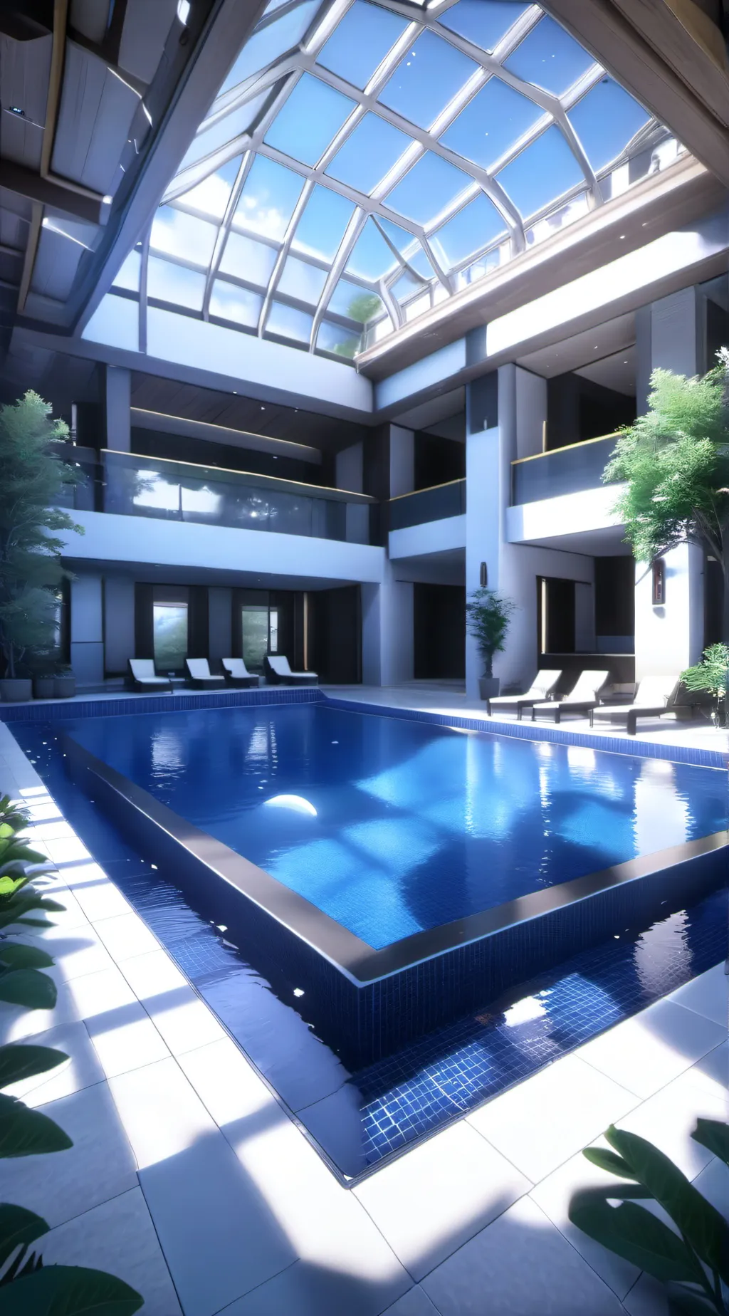 ai character: MHA POOL background