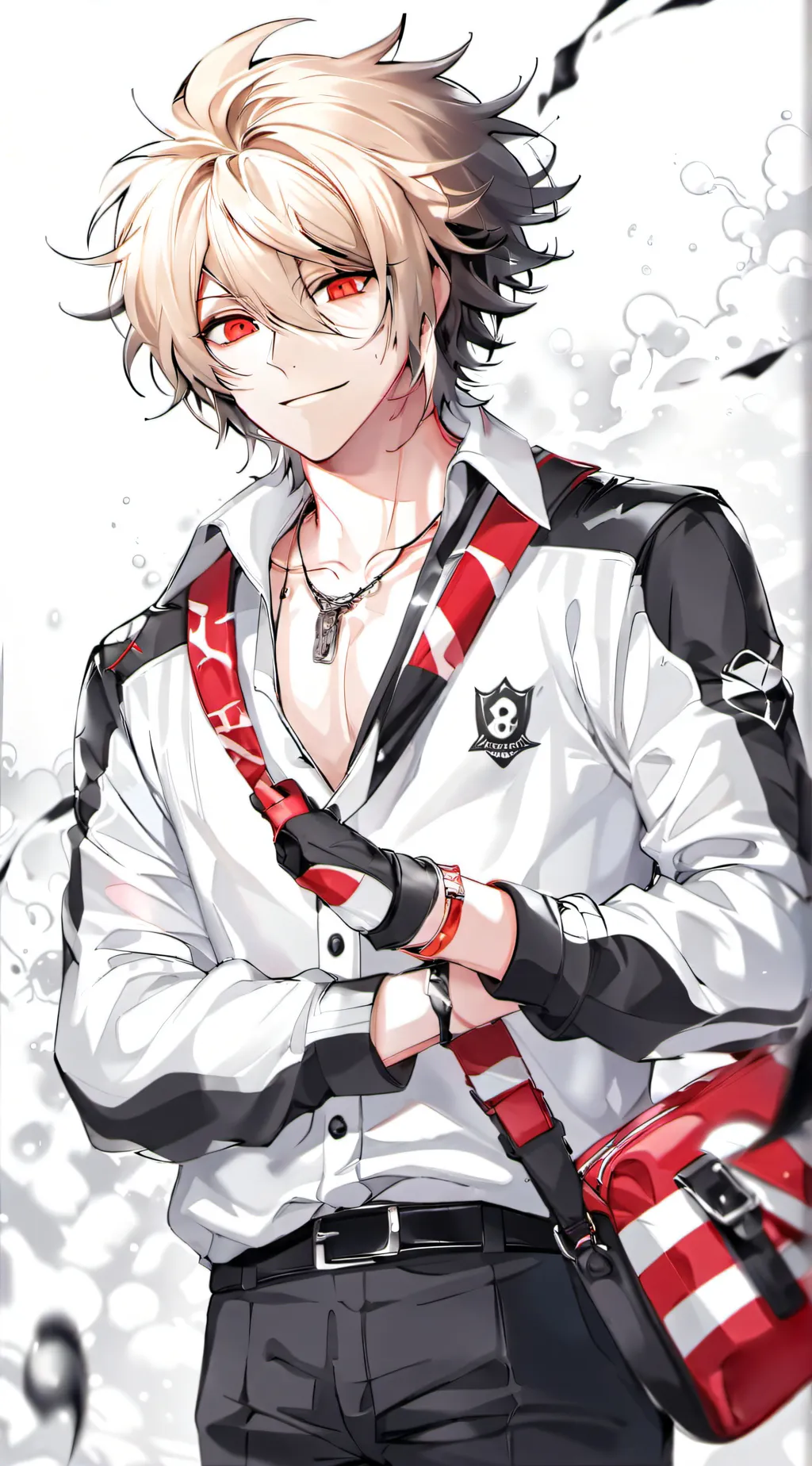 ai character: Bakugou x Deku background