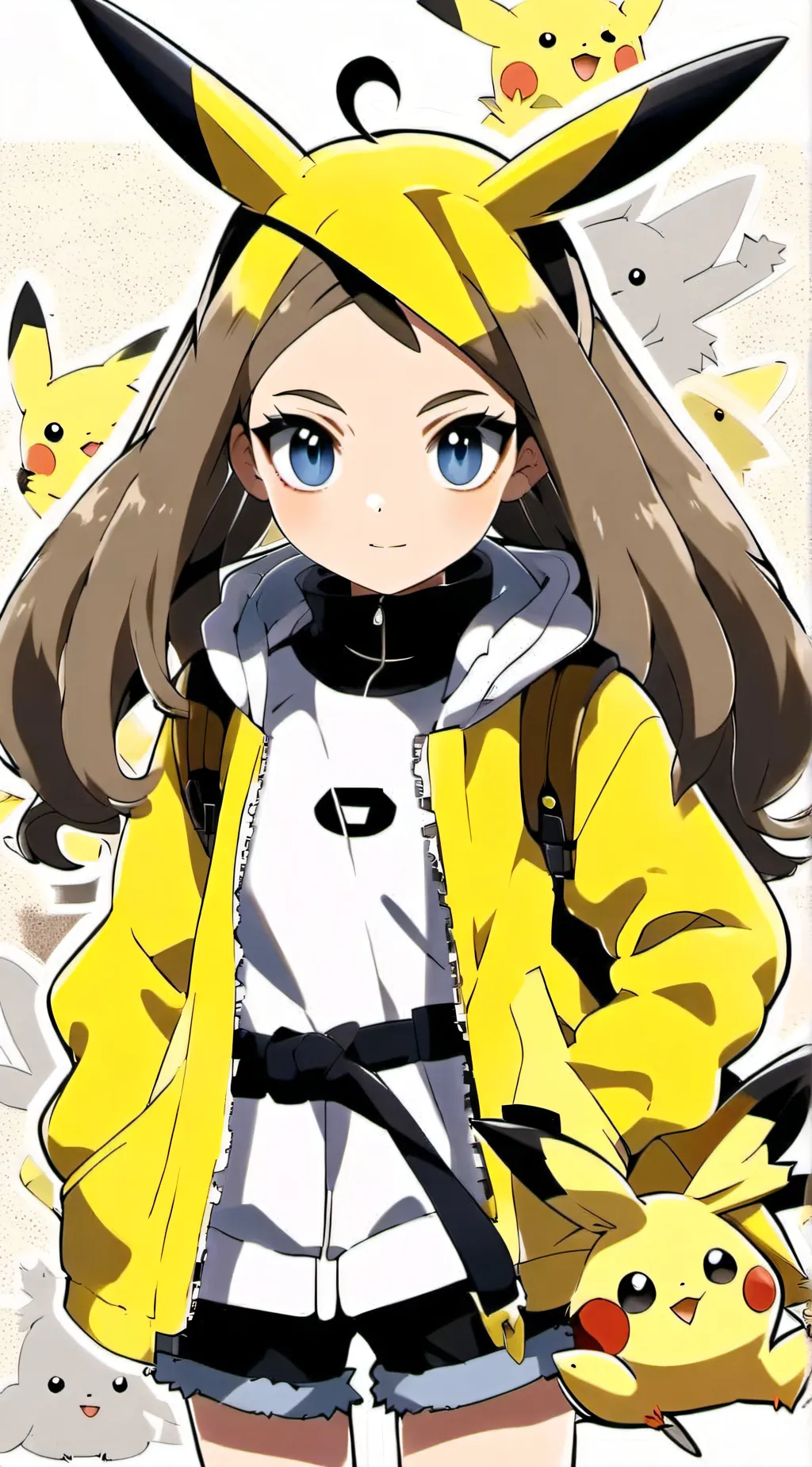 ai character: Pikachu background