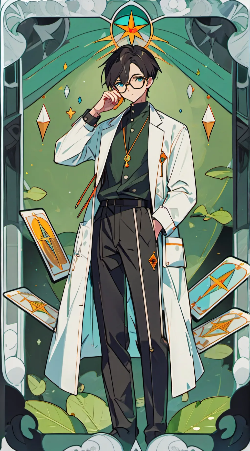 ai character: Dr Gefühl background