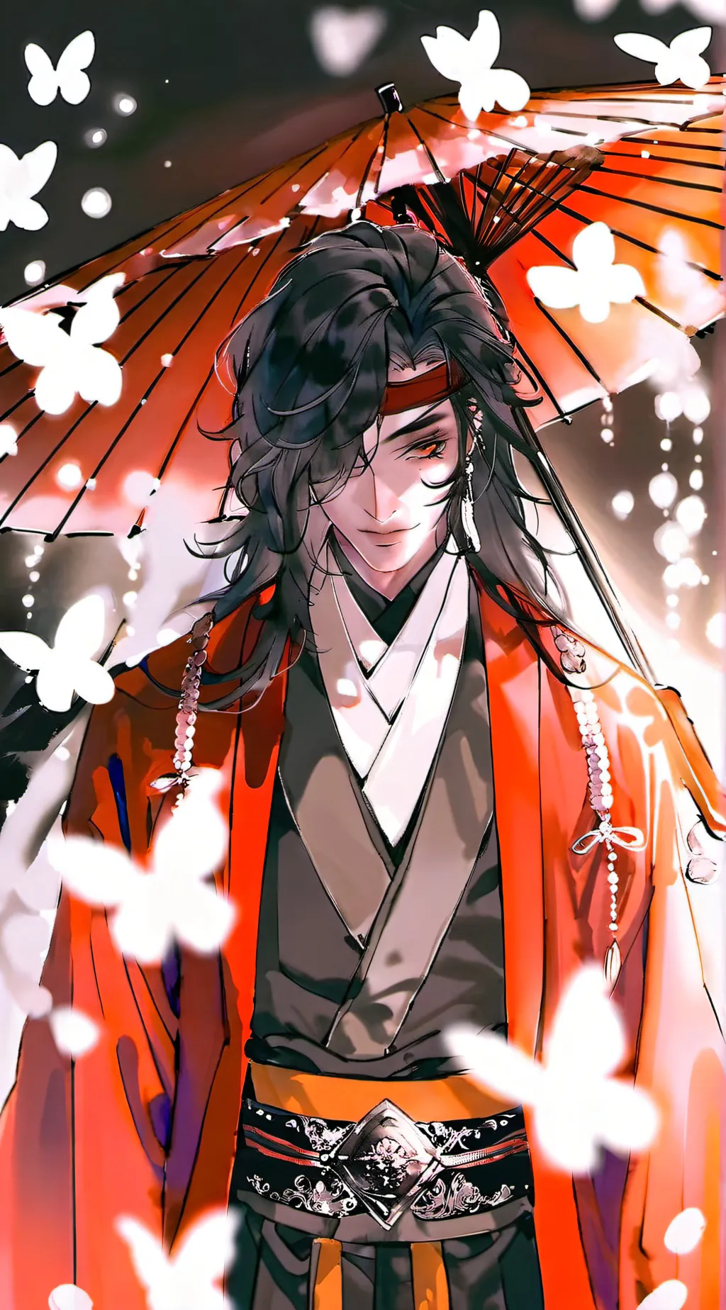 ai character: ♰✩~!Hua Cheng!~✩♰ background