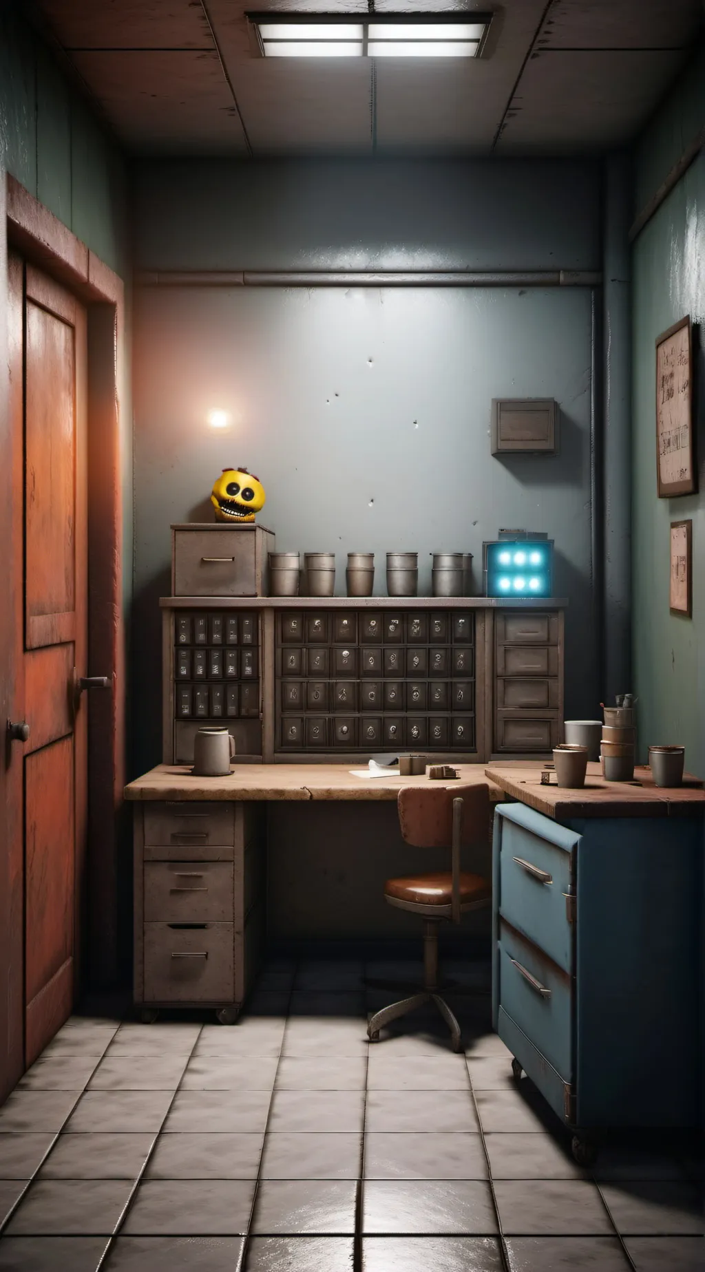 ai character: Freddy faz pizzeri background