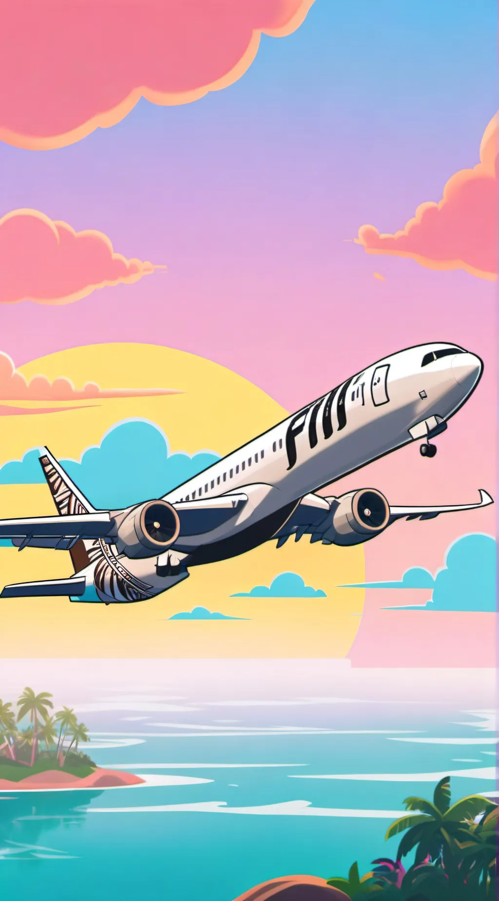 ai character: Fiji Airways 🇫🇯 background