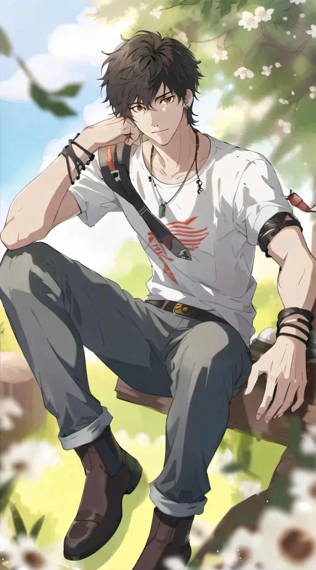 ai character: Tex background