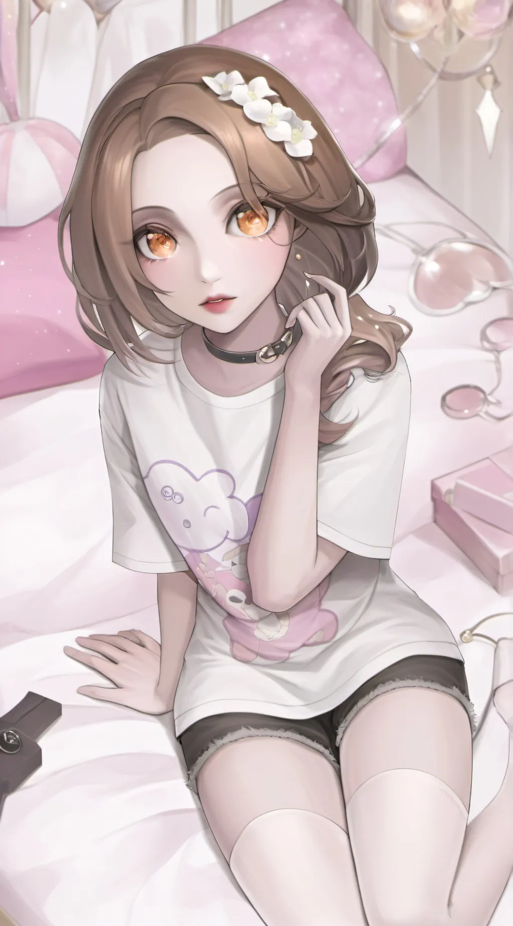 ai character: Vicky background